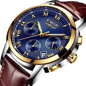 <span class=keywords><strong>Reloj</strong></span> Deportivo de Moda para Hombre <span class=keywords><strong>LIGE</strong></span>, Marca Superior <span class=keywords><strong>2022</strong></span>, <span class=keywords><strong>Reloj</strong></span> de Cuarzo Dorado, <span class=keywords><strong>Reloj</strong></span> de Pulsera de Cuero Impermeable para Hombre, Relogio Masculino - Product Image 1