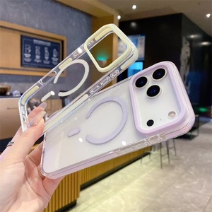 Funda Magnética Rígida de Acrílico con Marco de TPE de 2.0 mm para iPhone 17 Pro Max, Marco de Cámara con Logotipo Personalizable, Funda para iPhone 17 16 - Product Image 3
