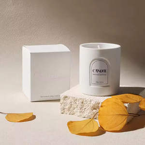 Vela Aromática Artesanal de Cera de Soja en Frasco de Vidrio AIKUN, Decoración para el Hogar, Aroma de Flor de Camelia, Regalo de Lujo para Bodas, Diwali, Día del Padre - Product Image 6