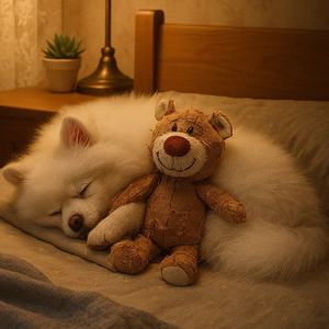 Juguete Interactivo de Peluche con Sonido para Perros y Gatos, Diseño de Oso Pedernal, para Masticar y Entrenar, Uso Diario - Product Image 2