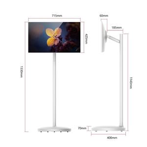 Téléviseur intelligent <span class=keywords><strong>sur</strong></span> pied Android 12 4 Go + 64 Go JCPC Bestietv avec écran tactile <span class=keywords><strong>gratuit</strong></span> 21,5 pouces <span class=keywords><strong>sur</strong></span> roulettes pour la vente en gros - Product Image 5