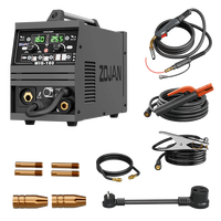 Nouvelle machine à souder MIG à inverseur numérique IGBT ZOJAN 4,3 kW/5,7 kW 230 V/115 V Fil de 0,8 mm 200 A 6 en 1 Portable Utilisation en construction