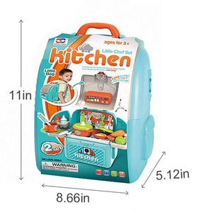 Juguetes de Cocina de Simulación para Niñas, Juego de Imitación Educativo con Fregadero, Mochila y Accesorios - Product Image 5