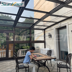 Nuevo diseño que promueve Sunroom Sunrooms Casas de vidrio Cubierta de patio Outdoor Sunroom Casas de vidrio Diseño de patio 3D - Product Image 6