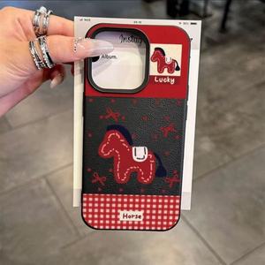 Étui de téléphone avec support miroir motif pois, compatible avec <span class=keywords><strong>iPhone</strong></span> 17 Pro Max, 16, 15, 14, 13, 12, <span class=keywords><strong>11</strong></span> - Product Image 5