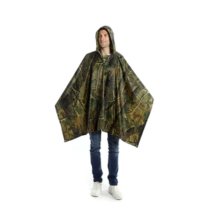 Poncho Impermeabile Personalizzato con Stampa, Giacca Antipioggia Resistente con Cappuccio per Viaggi, Escursioni e Attività all'Aperto - Product Image 2