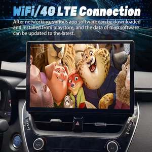 Reproductor Multimedia de DVD con Navegación GPS DSP, Pantalla de 13.3 Pulgadas y 2K, Radio Estéreo para Automóvil con Android 13 para Toyota Corolla 2021 2022 Híbrido - Product Image 4