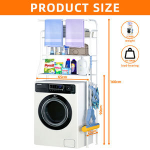 Étagère de rangement multi-niveaux en métal <span class=keywords><strong>pour</strong></span> salle de bain, rouleau de papier toilette et table de machine à laver, utilisation <span class=keywords><strong>pour</strong></span> les chaussures - Product Image 4