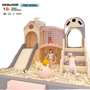 Instalaciones de Juego Interior de Alta Calidad para Niños, Incluye Toboganes y Castillo Inflable - Product Image 2