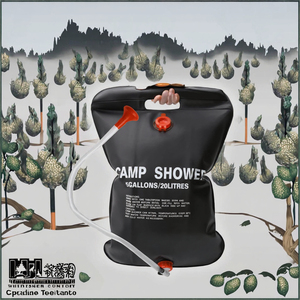 Chauffe-eau <span class=keywords><strong>solaire</strong></span> portable personnalisé de 20L, <span class=keywords><strong>douche</strong></span> de camping en PVC pour l'extérieur avec sac de tuyau chauffant de 5 gallons, autres équipements inclus - Product Image 2