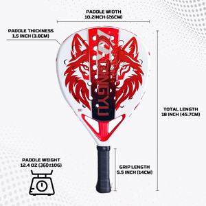 <span class=keywords><strong>Raquette</strong></span> de <span class=keywords><strong>padel</strong></span> professionnelle, <span class=keywords><strong>raquette</strong></span> de paddle, pala de <span class=keywords><strong>padel</strong></span>, cadre en carbone, <span class=keywords><strong>raquette</strong></span> de <span class=keywords><strong>padel</strong></span> 360-380 grs, <span class=keywords><strong>forme</strong></span> de larme, raquettes de tennis de <span class=keywords><strong>padel</strong></span> - Product Image 6