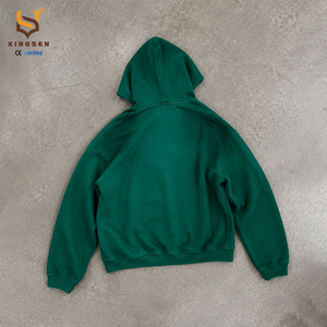 เสื้อฮู้ดดี้ทรงบ็อกซี่ผ้าฝ้ายเฟรนช์เทอร์รี่วินเทจสั่งทำพิเศษ 100% หนัก 500gsm ฟอกสีแบบแอซิดวอช ซันเฟด พิมพ์ลาย DTG แบบดิสเทรส ทรงครอป - Product Image 3