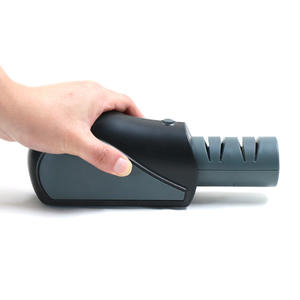 Afilador de cuchillos automático Nd-E02 de múltiples granos, a pilas, de acero de tungsteno, juego de utensilios de cocina ABS para uso doméstico - Product Image 4