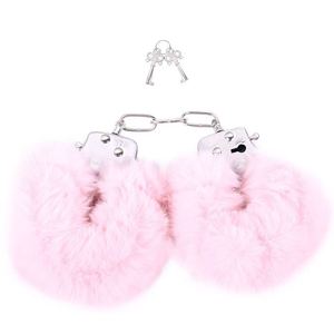 <strong>Fluffy</strong> Furry Handcuffs with Keys Metal Fuzzy Wrist <strong>Cuffs</strong> Soft Plush SM Bondage <strong>Cuffs</strong> Quick Release Handcuffs for Couples Cosplay - Product Image 5