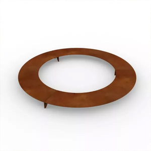 Couverture de jardinière en acier Corten sur mesure - Product Image 1