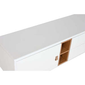 <b>TV</b> <b>UNIT</b> MDF PU 140X40X55 <b>WHITE</b> - Product Image 1