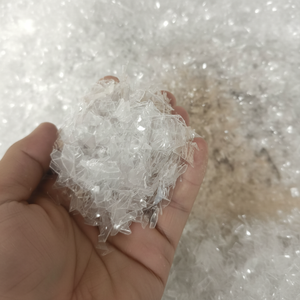 Copos de botellas para mascotas 100% transparentes lavados en caliente-triturados para mascotas/triturados blancos lavados con agua caliente - Product Image 1