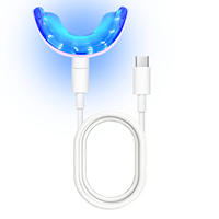 Kit professionnel de blanchiment dentaire à LED avec accessoires, lampe, produit personnalisable avec logo privé pour usage domestique