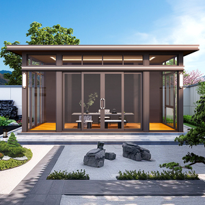 Pavillon en aluminium de style chinois moderne pour cour, jardin extérieur, villa, usine, salon de thé extérieur - Product Image 3