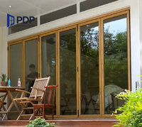 Ventanas Plegables de Madera Grandes e Innovadoras, Clásicas y Resistentes a la Intemperie, para Dormitorio, Exterior, Apartamento, Escuela, Salón, con Acabado de Superficie
