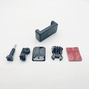 Support de téléphone rotatif durable pour casque de moto avec clip horizontal et vertical pour la prise de vue en conduite - Product Image 2