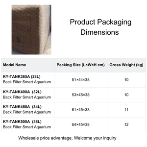 Slimme viskom kleine woonkamer geïntegreerde filter ecologische complete set bureau <span class=keywords><strong>aquarium</strong></span> decoratie - Product Image 4