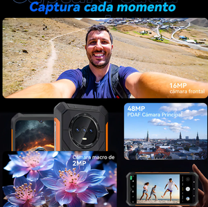 Téléphone robuste CUBOT KINGKONG ES 16MP avant + 48MP principal, écran 6,56 pouces HD+, double carte, octa-core, Android 14, 90 Hz, 5100 mAh, 6+128 Go - Product Image 6