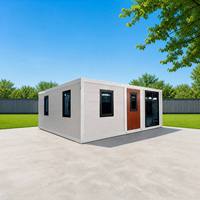 Casas Contenedor Plegables Portátiles de Acero Prefabricadas Expandibles de 20 y 40 Pies, Oficinas y Villas Móviles Económicas