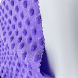 <span class=keywords><strong>Tissu</strong></span> en velours de cristal en relief bon marché pour couverture de bébé, vente en gros - Product Image 2