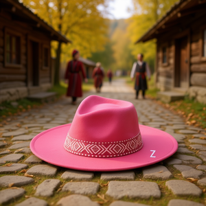 Sombrero de Lana con Diseño Geométrico Étnico Z, Ajustable, Unisex, para Todas las Temporadas - Product Image 2