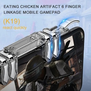 K19 6 jari Download Video Game <span class=keywords><strong>Controller</strong></span> item Gadgets L2 R2 <span class=keywords><strong>Shooter</strong></span> untuk anak laki-laki PUGB Mobile Game Joystick - Product Image 4