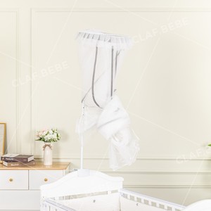 มุ้งกันยุงสำหรับเด็กอ่อนแบบแขวนบนพื้นถึงเพดานสไตล์ยุโรป - Product Image 5