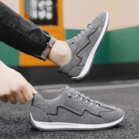 Chaussures de course pour hommes haut de gamme à semelle souple, imprimé animal, bande élastique, résistantes à l'usure, baskets décontractées élégantes, chaussures confortables