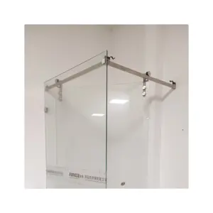 FENGZE Shower Enclosure Bathroom Hardware Corner Sliding Door System Glass Sliding Door Hardware Accessories