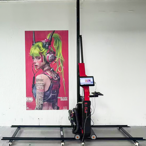 CMYK W Duvar Yazıcı Makinesi Fayans Cam Beton Üzerine 3D Doğrudan Baskı Sınırsız Yükseklik - Product Image 3