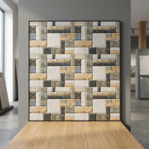 Vente en gros de carreaux muraux en céramique de finition mate 3D 300x600mm 12x24 Carreaux de porcelaine étanches pour la décoration intérieure fourniture OEM - Product Image 3