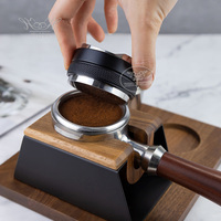 Nivelador de Café con Logotipo Personalizado, Base Resistente de 58 mm, Herramientas para Baristas, Distribuidor de Polvo de Café Espresso