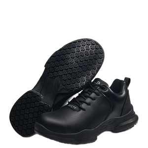 Safety Shoes Men Low Top Lace Up Plastic Toe Anti Slip Puncture Resistant Impact Protection Work Shoe Size 2492 - Product Image 5