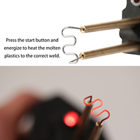 RUNFENGTE 70W 220V Ensemble complet de machine à souder plastique, fer à souder pour pare-chocs en plastique, outils de garage, réparation de pare-chocs de voiture, pistolet à souder PVC