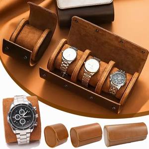 Étui de Voyage de Luxe Portable OEM/ODM pour Montres, Coffret Rouleau en Cuir Pratique avec Élégante Boîte d'Emballage - Product Image 1