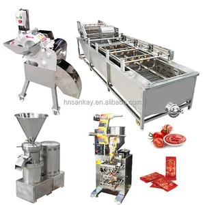 Automatische kommerzielle kleine Tomatensauce herstellungs maschine Auto Industrial Sauce Maker Füll verpackungs maschine