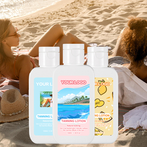 Bán buôn nhãn hiệu riêng thuộc da Máy gia tốc hữu cơ tự nhiên tan Kem Bronzer cực tan máy gia tốc cho sunbed - Product Image 2