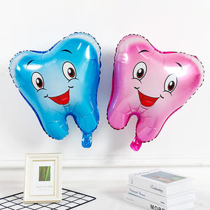 Ballon de fête de révélation de sexe pour bébé garçon et fille, bleu, rose, biberon, ange, bébé, dessin animé, ballon en aluminium - Product Image 6