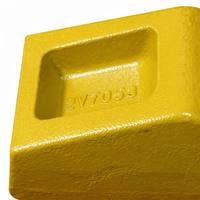 Pièces de rechange robustes pour compacteur 2V7053, 3,46 kg, pour engins de construction, dents de fonderie haute résistance
