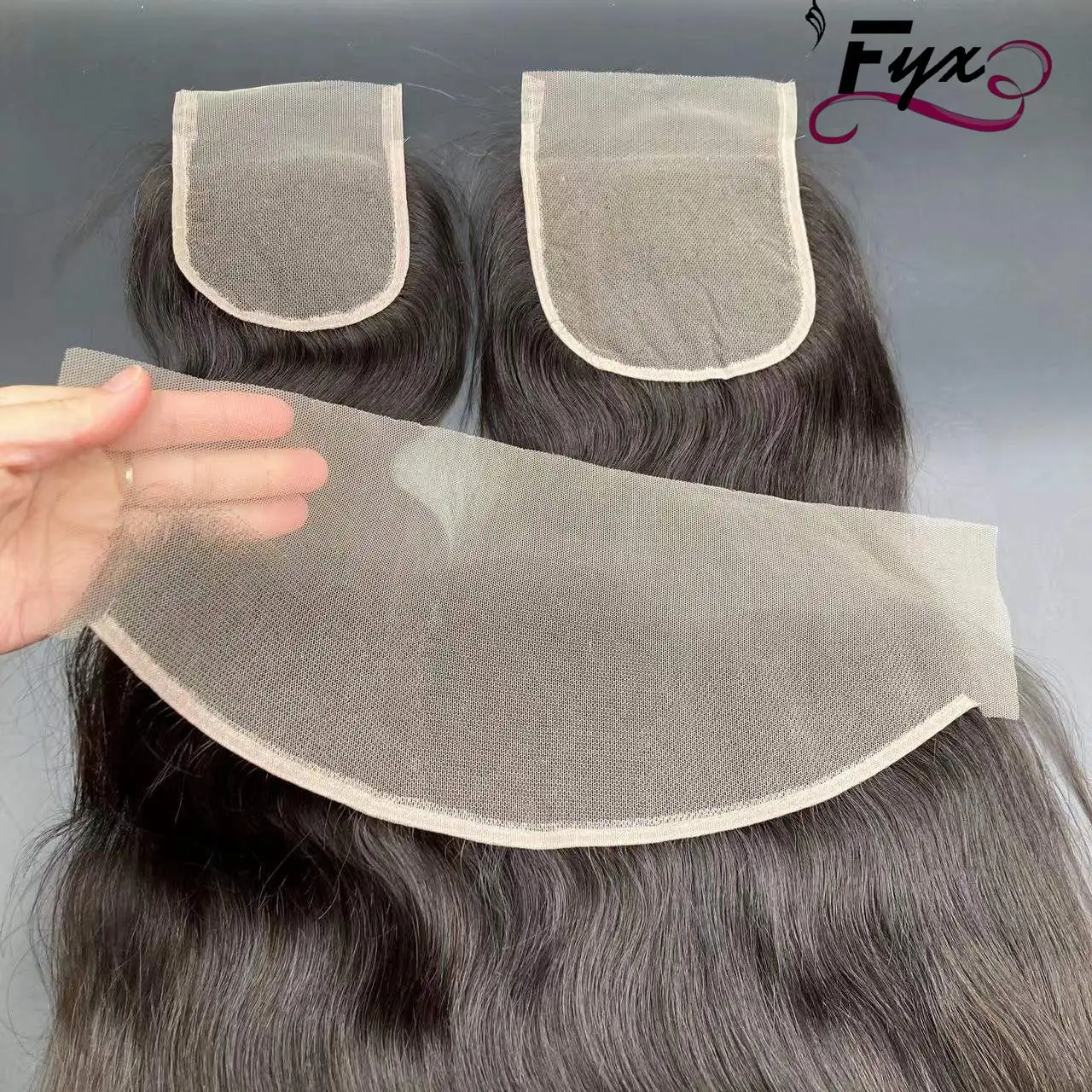 2022 Top Quality Thin HD 4*4 5*5 13*4 13*6 Transparent Swiss Lace Closure / Frontal Virgin Cuticle aligned human hair