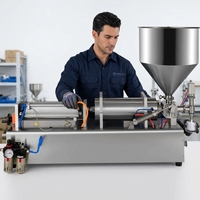 Machine de remplissage automatique de miel, confiture de fruits, sauce tomate, équipement de remplissage de liquides visqueux pour l'industrie alimentaire et des boissons