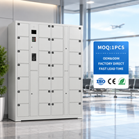 Système de casier à bagages électronique intelligent à connexion WIFI en libre-service pour la plage, système de location automatique de casiers à bagages