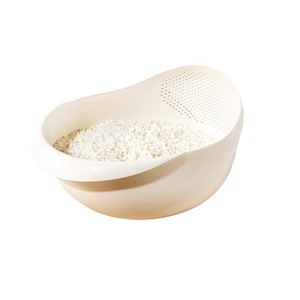 Panier à riz extra large en plastique, passoire pour fruits et légumes, égouttoir de cuisine - Product Image 5