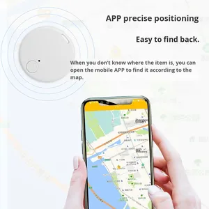 <span class=keywords><strong>Localizador</strong></span> GPS Inteligente para Mascotas, Redondo, Bluetooth, Antipérdida, Recordatorio, Mini Rastreador para <span class=keywords><strong>Perros</strong></span> y Gatos - Product Image 3