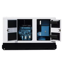 Generador Diésel Súper Silencioso de 10/12/15kW Trifásico, Refrigerado por Agua, Insonorizado, 50Hz 60Hz, para Energía de Respaldo en Fábricas